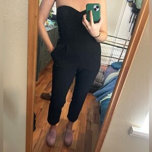 Express strapless jumpsuit